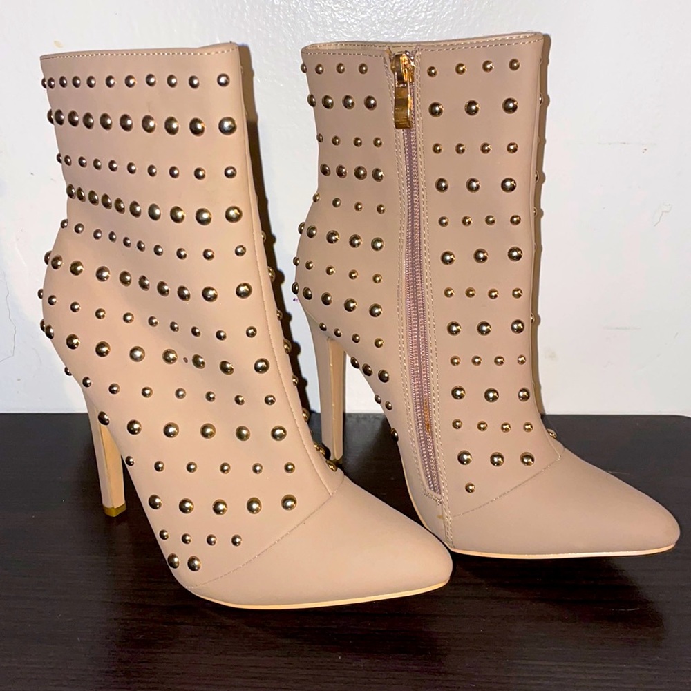 Studded Heel Boots - Women’s size 5.5